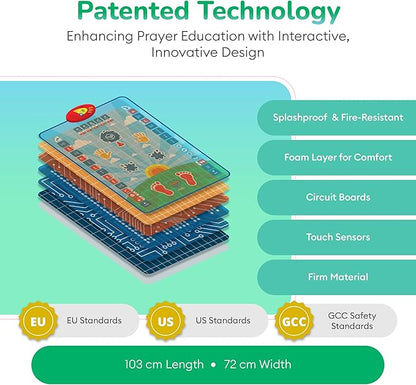 سجادة صلاة تعليمية للأطفال