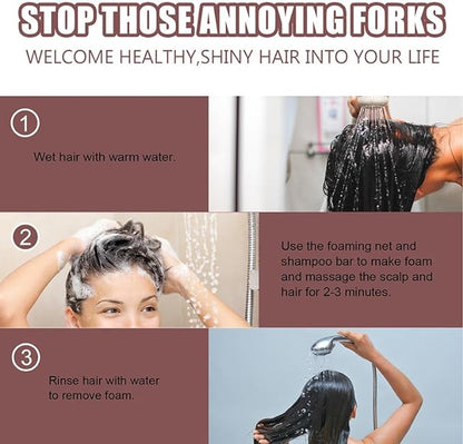 𝐏𝐨𝐥𝐲𝐠𝐨𝐧𝐮𝐦 𝐇𝐚𝐢𝐫 Darkening Soap - صابون سواد الشعر